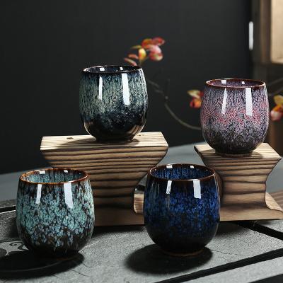 China Ceramic Tea Cups And Wine Glasses Stored In Many Different Colors Japanese Ceramic Tea Water Cup New for sale