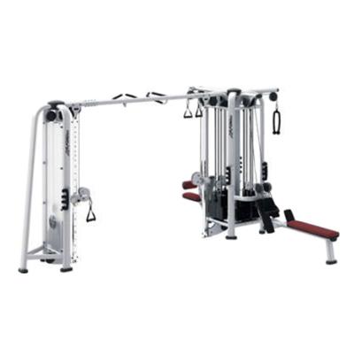 China 50*100*3.0mm Flat Oval Steel Tube Gym Fitness Equipment Commercial Jungle 5 Multi Station For Gym Use for sale