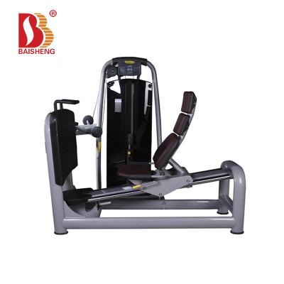 China 50*100*3.0mm Oval Steel Tube Professional Seated Leg Press Club Gym Fitness Equipment With 120KGS Weight Plate for sale