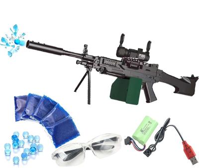 China Eco-Friendly Non-Toxic Electric With Water Gel Friendly M249 Gun Automatic With 50000+ Water Beads Shooting Team Game Splatter Ball Blaster for sale