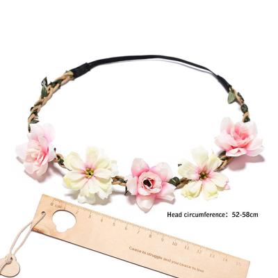 China Ally/Summer Female Immortal Broken Face Lazy Immortal Broken Face Hair Cotton Artifact Person Hair Cotton Flower Fruit Blow Band for sale