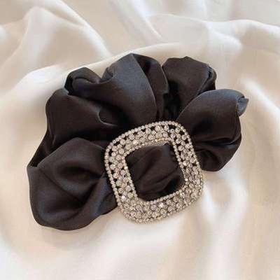 China Stylish Rhinestone/Alloy/Polyester High Grade Ladies Hair Accessories Diamond Fashion Hair Elastic Cord Girl Hair Tie for sale