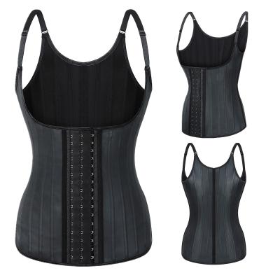 China Antibacterial Workout Strap Slimming Shapewear Sweat Vest Body Shape Trainer Trimmer Fitness Corset Waist Trainer for sale