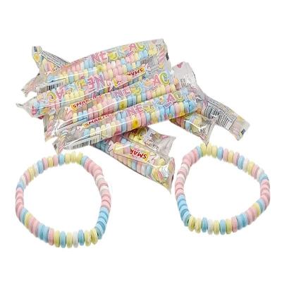 China Natural Candy Necklace - 50ct in Resealable Standup Candy Bag - - Classic Flavors - Individually Wrapped Stretchable Hard Candy for sale