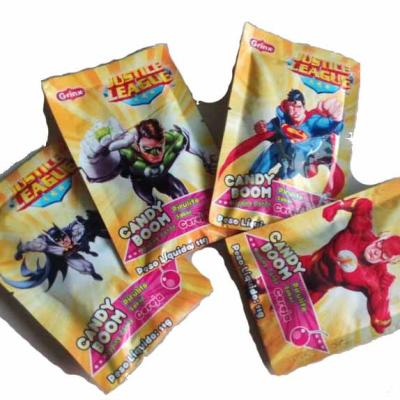 China Glucose Superhero Popping Candy (5g) with Lollipop (10g) 15gx24pcsx12boxes for sale