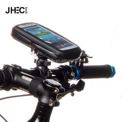 China Outdoor Handlebar Zipper Motorcycle Bike Bicycle Handlebar Pocket Case Motor Phone Holder Waterproof for sale