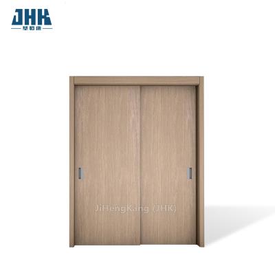 China Bypassed Door2 Veneer smooth flush Sliding door wholesale Indoor partition Supplier industrial elegant sliding doors Good qual for sale