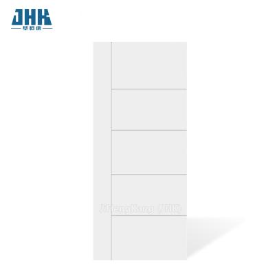 China JHK-FC05 Wholesale U-channel smooth sliding doors with recesses Wholesale white primed door panels for sale