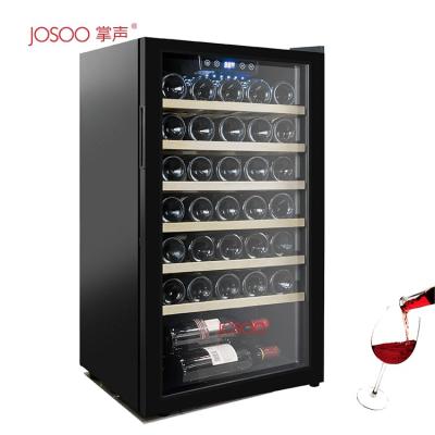 China JOSOO 33 Bottles Outdoor Cooler Wine Fridge Fridge Bottle 86L Cellar for sale