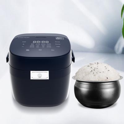 China Household IH Rice Cooker 3L Luxury Plastic Multi Cooker Cooking With Nonstick Iron Pot Inner Pan for sale