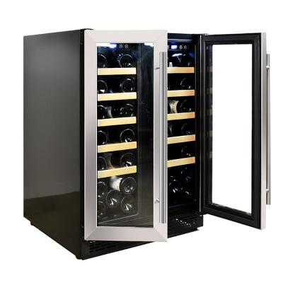 China Commercial Made In Italy Built-In Climate Controlled Showcase Wine Cooler For Wine Cabinet Luxury for sale