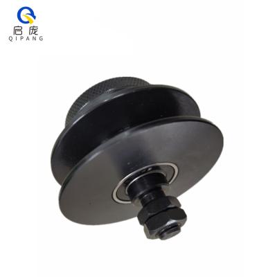 China QIPANG Wire Winding Guide Coating Adjustable Ring Traverse Drive Wire Pulley Width Guide Wheel Bearing Guide For Winding Machine for sale