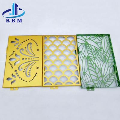 China Europe High Quality Decorative Metal Ventilated Aluminum Facade Cladding Screen Partition for sale