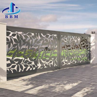 China Easily Assembled Modern Decorative Aluminum Barrier Panel Design for sale