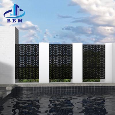 China Easily Assembled Balcony Fence Builders Warehouse Aluminum Decorative Garden Wall Wooden Fence for sale