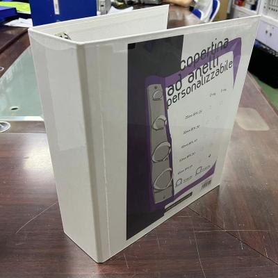 China Cheap PP Office Supplies Low Price PP 4D Ring Folder Ready To Ship Large Quantity for sale