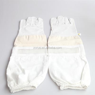 China Cotton Beekeeping Equipment Cotton Beekeeping White Glove For Beekeeper for sale