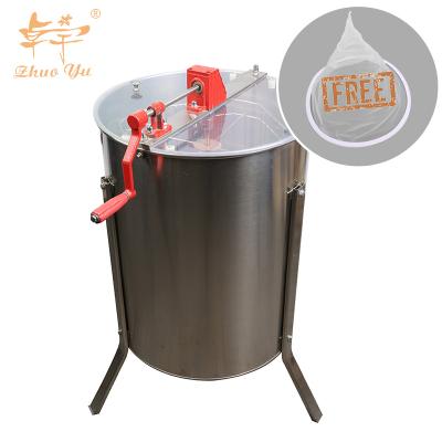 China 100% Bee Brand New Honey Extractor Manual 3 Seamless Frames Separation Honey Extractor Hot Sale for sale