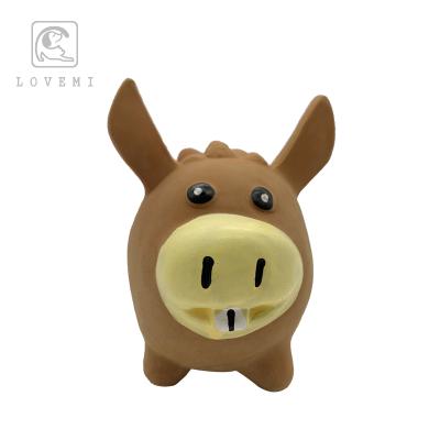 China Wholesale Customizable Super Viable Popular Natural Latex Dog Training Interactive Toys for sale