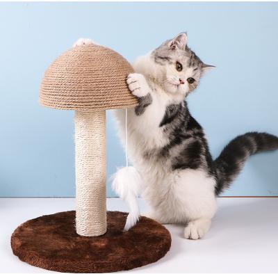 China Amazon Cat Play Sisal Solid Wood Cat Tree Easy Style Climbing Luxury Sustainable Frame Solid Wood Cat Tree for sale