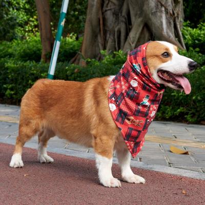 China Wholesale Custom Viable Triangle Scarf Comfortable Dog Bandanas Christmas Bandanas Dog Bandana for sale