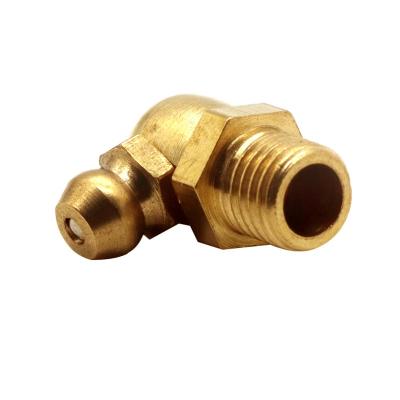 China SYD 930 Brass Grease Nipple 8mm Type 90degree Fitting for sale