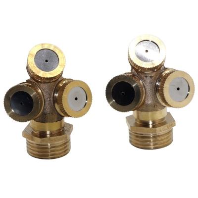 China SYD-1144 Garden Water Mist Brass Mist Spray Nozzle Brass Agricultural Nozzle for sale