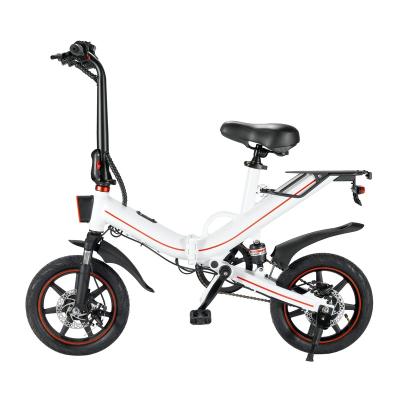 China Electric bicycle JC-V6 USA warehouse aluminum alloy e-bike zero ply electric bicycle 16 inch tire for sale