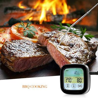 China Temperature Instrument Digital LED Touch Screen Cooking Liquid Oven Kitchen Meat Thermometer Barbecue Food Thermometer for sale