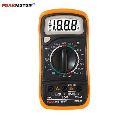 China De hand van de de Overbelastingsbescherming van de Waaier Handbediende Digitale Multimeter Hoge Betrouwbaarheid en de Veiligheid Te koop