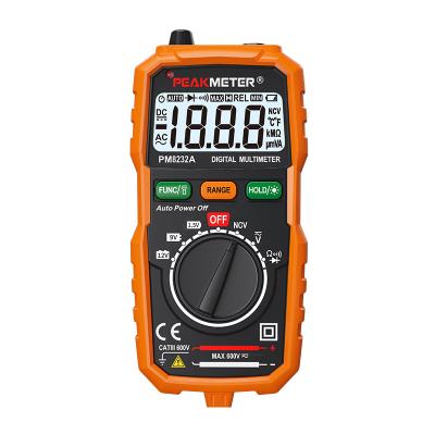 China Portable Auto Range Digital Multimeter with NCV Detection Battery Measurement AC DC Voltmeter for sale