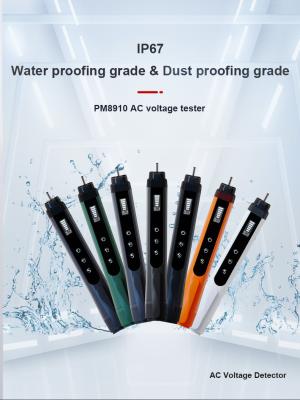 Chine Détecteur de tension CA sans contact Testeur IP67 Affichage LCD 50Hz/60Hz 12V~1000V Fonction d'alarme buzzer à vendre