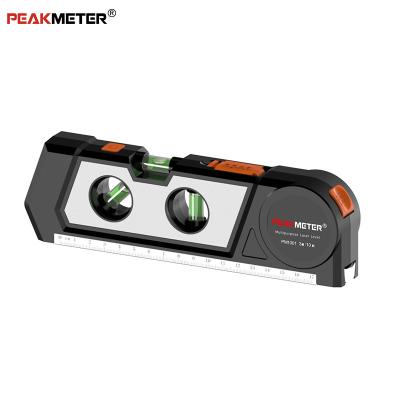 China 4 In 1 Laser Level Meter Multipurpose Cross Line Laser Horizontal Bubble And Level Ruler for sale