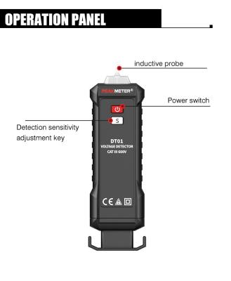 China Medición de corriente Detector de voltaje CA Pen Sonido y juicio de alambre cero/vivo Estándar de seguridad alto en venta