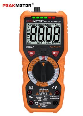 China True RMS Handheld Digital Multimeter AC / DC Voltage Resistance Measurement for sale