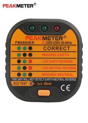 China Home Power Electric Socket Tester UK Standard 230V 65 X 65mm High Safety for sale