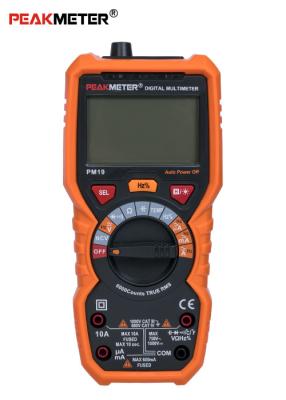 China Handgehaltenes digitales Multimeter mit automatischer Reichweite und echtem virtuellen Wert AC-DC-Spannungsstrom zu verkaufen