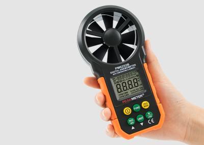 China Tragbares Großbild-Anemometer LCD-Anzeige CMS /CMM/CFM Digital zu verkaufen