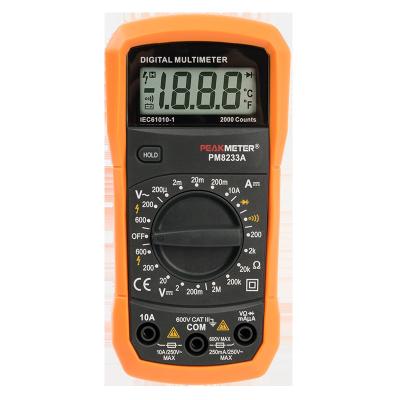 China Electric Smart Pocket Handheld Digital Multimeter 2000 Counts DC AC Voltage Measurement for sale