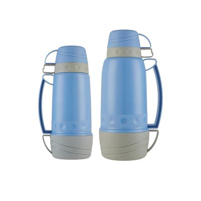 China Business Refill Colored Plastic Glass Vacuum Flask (HPS-26T100) For Water Juice Home Use Milk Tea Travel Thermoses With Cups for sale