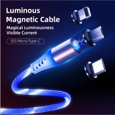 China Power Station USB Charging Cable, Luminous Magnetic Wire for sale