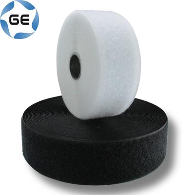 China Durable high quality hook and loop tape sew on 40% nylon and 60% polyester various color and width for sale