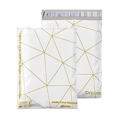 China 10*13 Inch Waterproof Marble Print Mailer Postage Envelope Poly Bag Waterproof Tearproof Biodegradable Express Polymailer Packaging Bags for sale