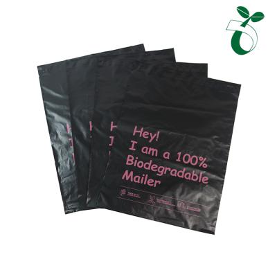 China Waterproof Recyclable Cornstarch Mailers 100% Biodegradable Food Grade Courier Express Bags Recycled Logistics Packaging Mailer for sale