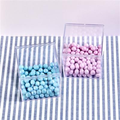 China Clear Acrylic Mold Injection Favor Box 3 1/4