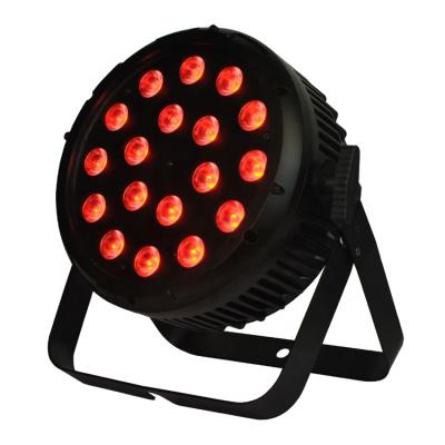 China JOYRAY LED Par Light 18x10W RGBW 4in1 Flat Round Stage Par Light 18x10W RGBW Wedding Party DJ Light for sale