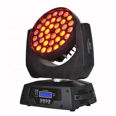 China Adjustable Moving Head Zoom 36x10W RGBW KTV 4in1 15-50 Degree Wash Speed ​​JOYRAY LED Stage Disco Party DJ Light for sale