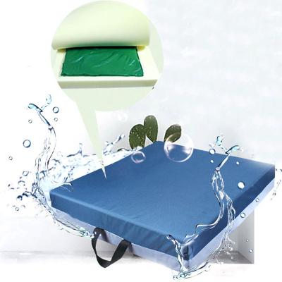 China Therapy Foam Gel Cushion Double Functional Cushion Coccyx Thick Orthopedic Cooling Pad For Wheelchair And Office Use for sale