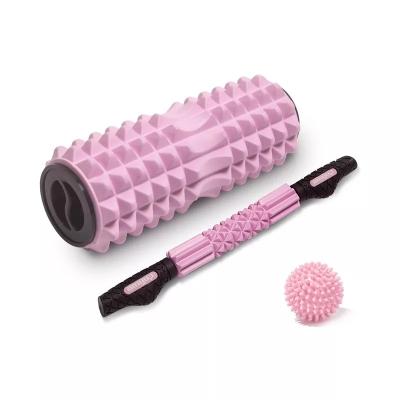 China Relycares Eco Fabric High Density High Density Fitness Exercise Deep Tissue Massage Form Roller For Yoga for sale