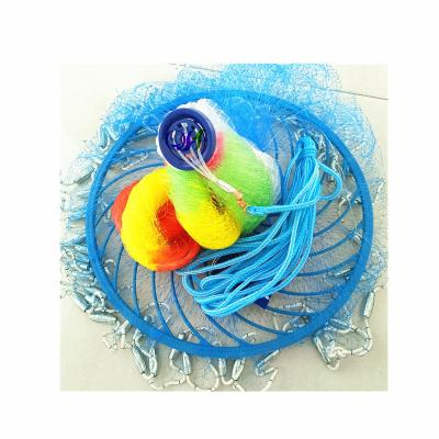 China High strength with a large frisbee can help you easily throw portable outdoor monofilament line American fishing net with perfect frisbees design for beginner for sale